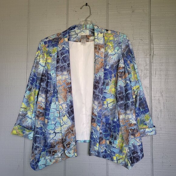 Alberto Makali Jackets & Blazers - Alberto Makali Abstract Print Multicolor Blazer. Size L